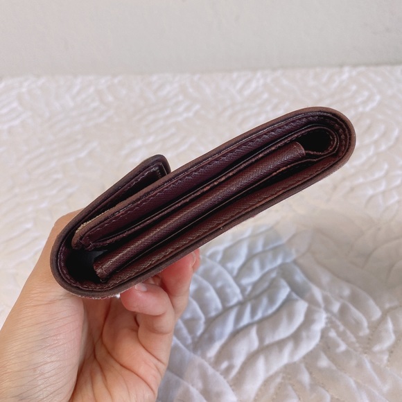 Authentic Louis Vuitton Cherry Monogram Mini Lin Canvas Compact Wallet - Picture 12 of 16